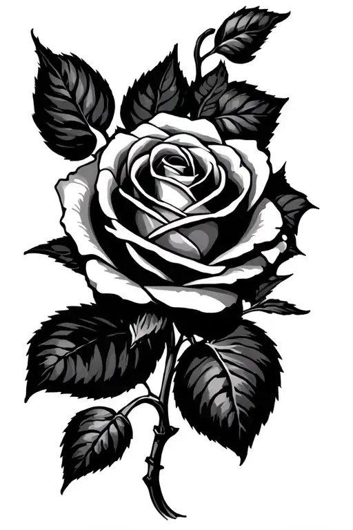a rose with libra and virgo and 2006 tattoo design idea