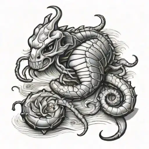 Haiti, Bahamas, 4 kids ,Scorpio tattoo design idea