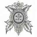 Mustard Seed tattoo design idea