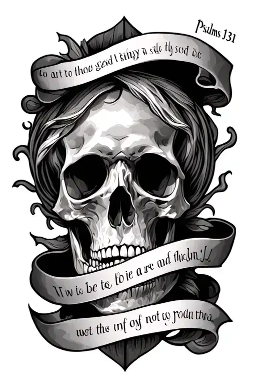 Psalms 133:1 tattoo design idea