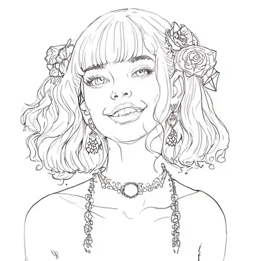 melanie Martinez tattoo design idea