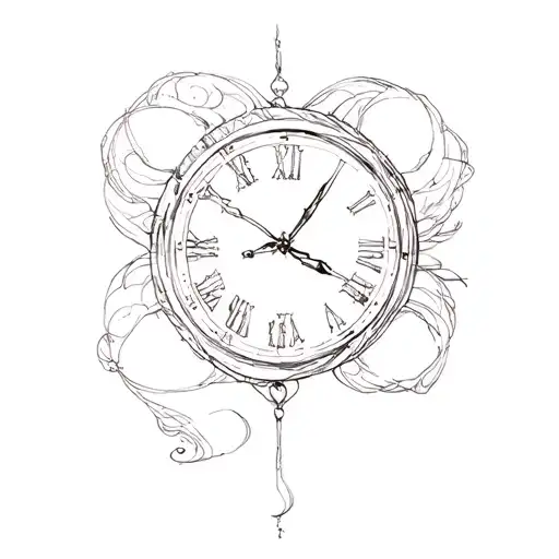it's mine until time comes tattoo design idea