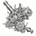 hydraulics tattoo design idea