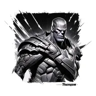 Thanos tattoo design idea