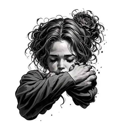 small tattoo that represent fighting depression tattoo design idea