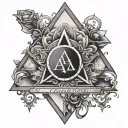 alcoholics anonymous tattoo design idea