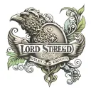 tatto for the rib that has text that says the lord is my strength and my shield psalm 28:7 tattoo design idea