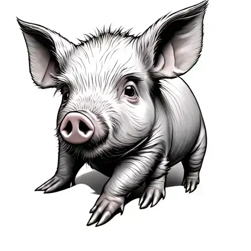 3 Little Pigs tattoo design idea