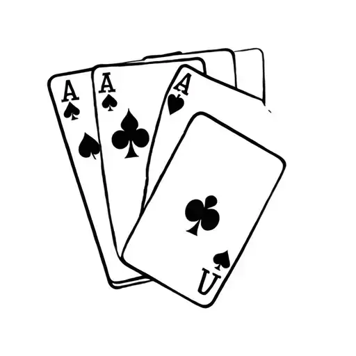 gambling themed tattoo tattoo design idea