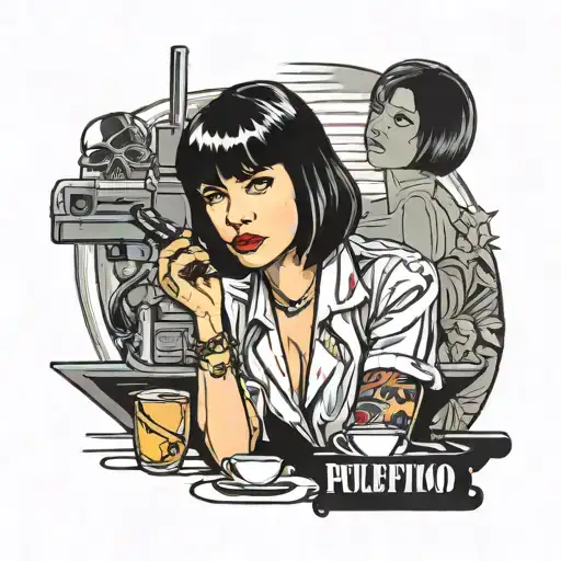 pulp fiction mia wallace tattoo design idea
