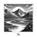 Table Mountain tattoo design idea