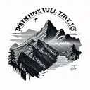 Table Mountain tattoo design idea