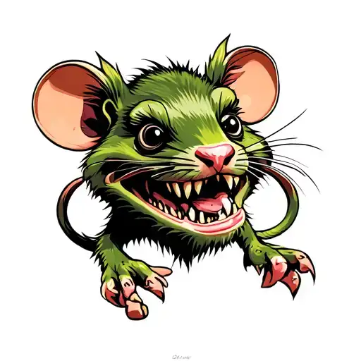 Rat Fink tattoo design idea