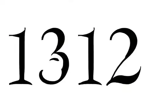 "1312" tattoo design idea