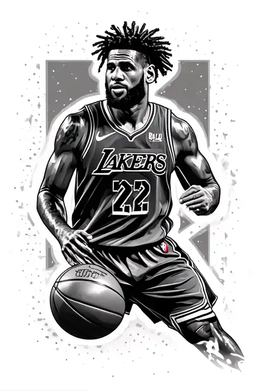  basketball, track, football, lebron james, odell beckham jrs famous catch, a basketball jeresy tattoo design idea