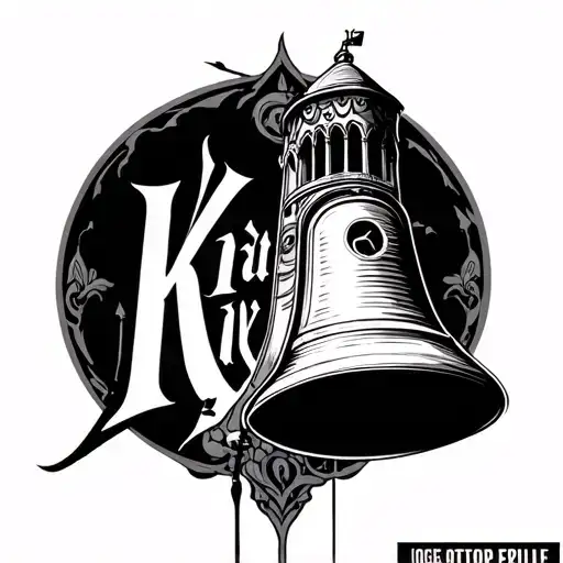 "Kian " bell tower emerging tattoo design idea
