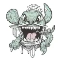 stitch tattoo design idea