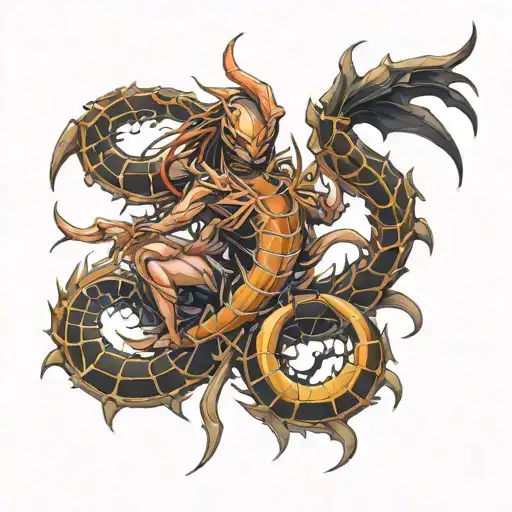 Scorpio tattoo design idea