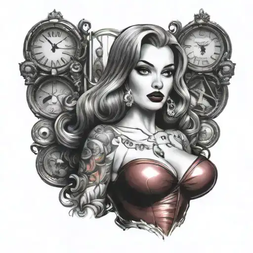 jessica rabbit tattoo design idea
