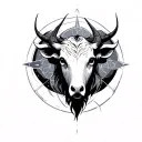taurus Pisces libra zodiac sign tattoo design idea