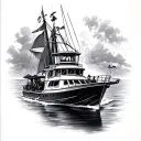 Boats, Army Ranger, sailing, good time and family tattoo design idea