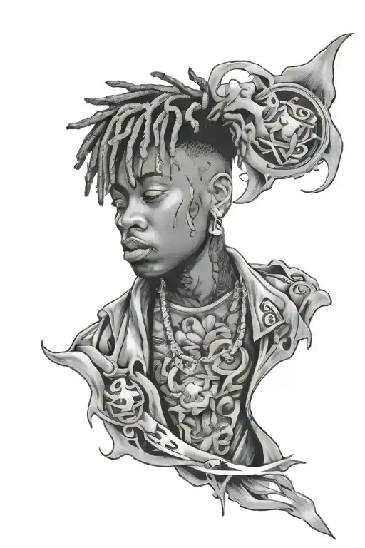 Juice WRLD tattoo design idea