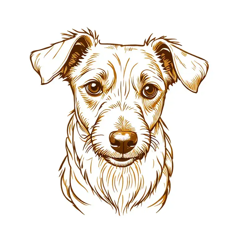 dog tattoo design idea