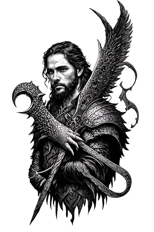 lord of the rings, game of thrones, duna tattoo design idea