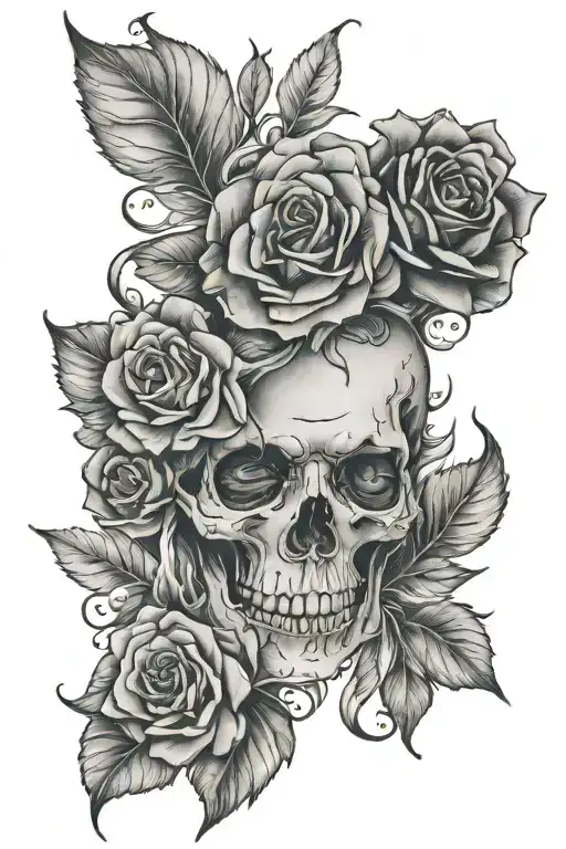 melancholy tattoo design idea