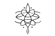chakra symbols tattoo design idea