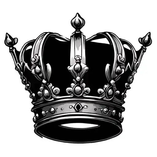 "Jamol" king crown tattoo design idea