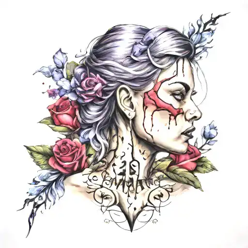 domestic violence survivor tattoo design idea