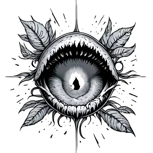 Butthole tattoo design idea