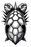 loggerhead turtle tattoo design idea