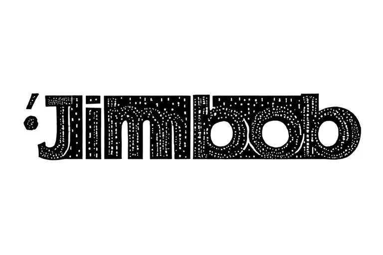 "Jim bob " morse code tattoo design idea