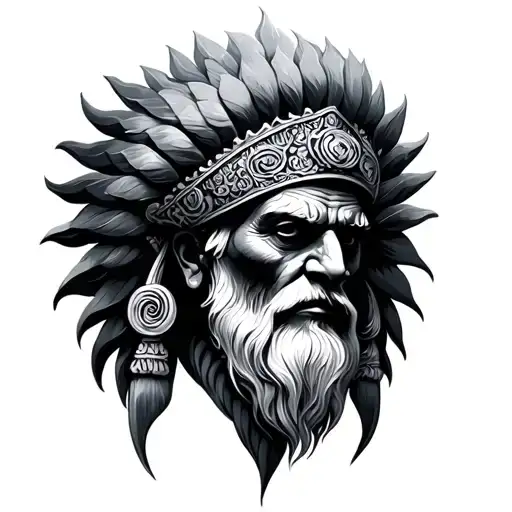 I am Brahma tattoo design idea