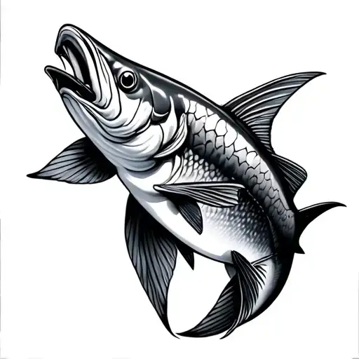 Barracuda tattoo design idea