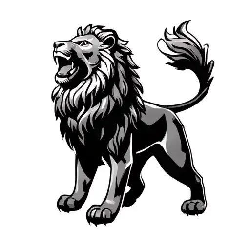 Aston Villa Lion tattoo design idea