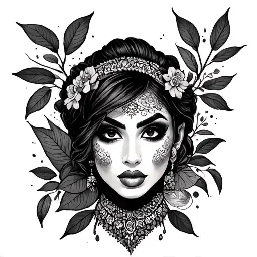 Chola tattoo design idea