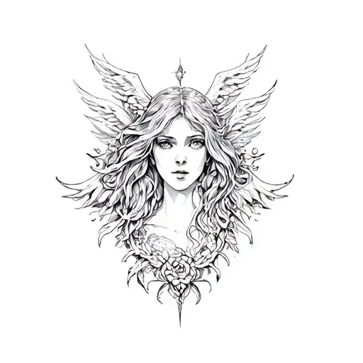 Amor aeternus  tattoo design idea