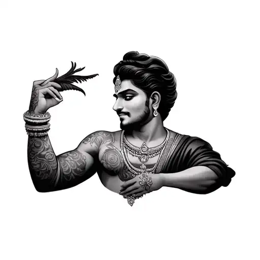 Gokul Prem Loves Chinni tattoo design idea