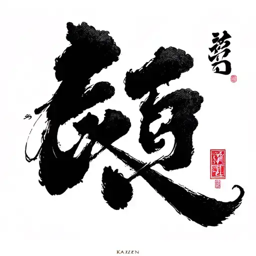 Kaizen Kanji tattoo design idea