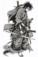samurai champloo jin tattoo design idea
