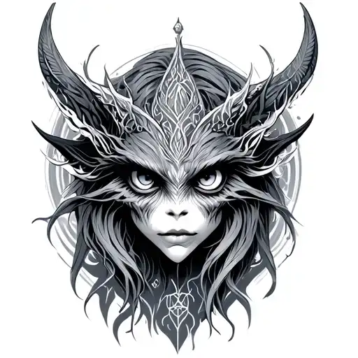 Dark Crystal tattoo design idea