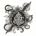 simple and elegant word is "uv" for the left chest tatto tattoo design idea