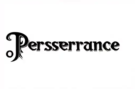 "Perseverance " tattoo design idea