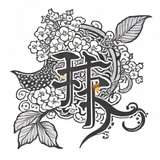 Hope In Japanese tattoo design idea