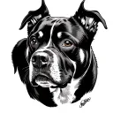 Rott dog tattoo design idea