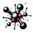 Ketamine Molecule tattoo design idea