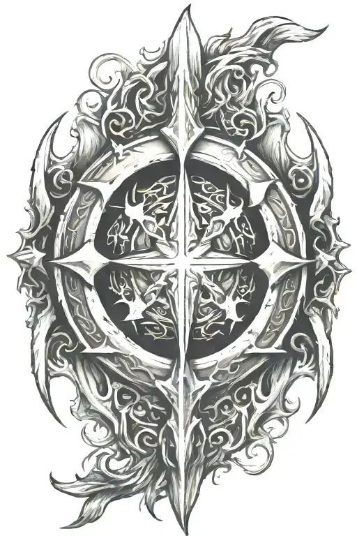 Elden Ring logo tattoo design idea